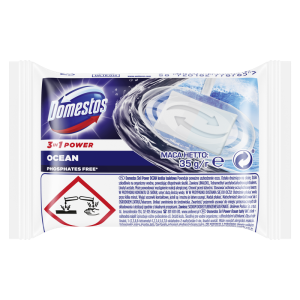 Domestos kostka toaletowa 3w1 Ocean refill 35g